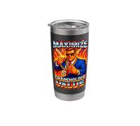 Funny Maximize Shareholder Value Ironic Corporate Quote Stainless Steel Insulated Tumbler