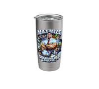 Funny Maximize Shareholder Value Ironic Corporate Quote Stainless Steel Insulated Tumbler