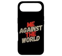 Funny Me Against The World Sarcastic Motivational Art Quotes Case for iPhone Air
