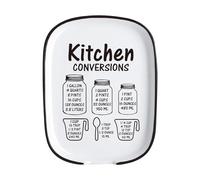 Funny Measurement Conversion Chart Spoon Rest - Heat Resistant Large Spoon Holder for Stove & Counter - Perfect for Chefs & Housewarming Gifts