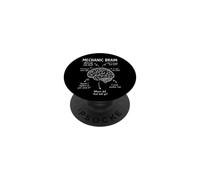 Funny Mechanic Brain Car Repair Auto Technician Humor PopSockets Adhesive PopGrip
