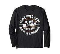 Funny Mechanic Humor Car Mechanic For Dad Father's Day Long Sleeve T-Shirt