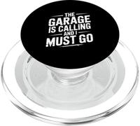 Funny Mechanic The Garage Is Calling And I Must Go PopSockets PopGrip for MagSafe