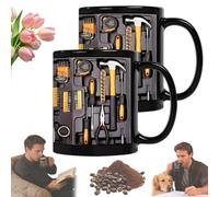 Funny Mechanic Toolbox Coffee Mug - Tool Box Style Coffee & Tea Cup with Insulated Handle, Anti-Slip Novelty Drinking Mug for Hot & Cold Beverages, Creative Gift for Mechanics, DIY Enthusiasts (2)