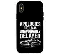 Funny Mechanics Classic Muscle Cars Excuse Joke Men Women Case for iPhone X/XS