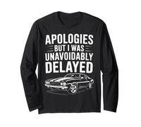 Funny Mechanics Classic Muscle Cars Excuse Joke Men Women Long Sleeve T-Shirt