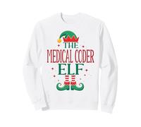 Funny Medical Coder Elf Christmas Holiday for Medical Staff Sweatshirt