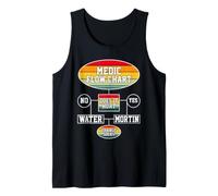 Funny Medical Flow Chart Combat Medic Veteran Tank Top