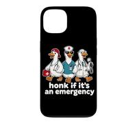 Funny Medical Geese Emergency Humor Graphic Nurse Goose Case for iPhone 13