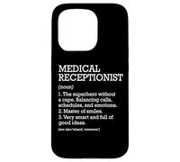 Funny Medical Receptionist Job Definition Personalized Case for iPhone 15 Pro
