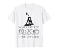 Funny Medieval History Trebuchet Catapult Valentines Day T-Shirt