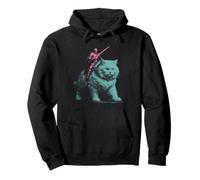 Funny Medieval Knight Cat Vintage Cats lover Men Women kids Pullover Hoodie