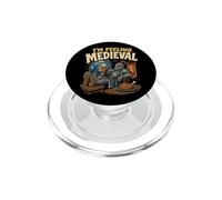 Funny Medieval Knight Men Dads Fathers Day Joke Humor PopSockets PopGrip for MagSafe