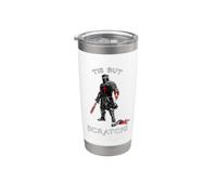 Funny Medieval Knight Warrior Humor Tis But a Scratch Meme Stainless Steel Insulated Tumbler