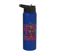 Funny Medieval Knight Warrior Humor Tis But a Scratch Meme Stainless Steel Insulated Water Bottle