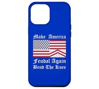 Funny Medieval Red White Blue Heraldic America Flag Case for iPhone 12 Pro Max