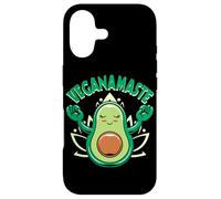 Funny Meditating Avocado Vegannamaste Vegan Meditation Yoga Case for iPhone 17