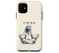 Funny Meditating Sloth Yoga Zen, Funny Yogi Sloth Case for iPhone 11