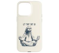 Funny Meditating Sloth Yoga Zen, Funny Yogi Sloth Case for iPhone 15 Pro Max