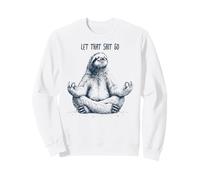 Funny Meditating Sloth Yoga Zen, Funny Yogi Sloth Sweatshirt