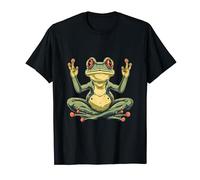 Funny Meditation Frog Zen Buddha Buddhist Yoga Hindu T-Shirt