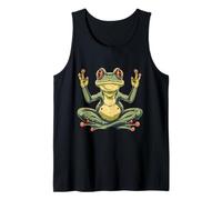 Funny Meditation Frog Zen Buddha Buddhist Yoga Hindu Tank Top
