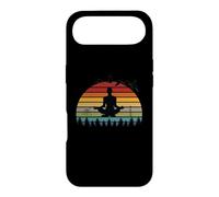Funny Meditation Yoga Instructors Retro Sunset Design Case for iPhone Air