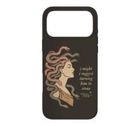 Funny Medusa Mythology Turning Him To Stone Case for iPhone 17 Pro Max