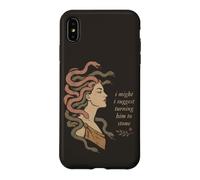 Funny Medusa Mythology Turning Him To Stone Case for iPhone XS Max