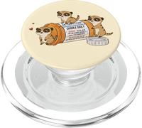 Funny Meerkat Anti Depressant Zoo Boys Girls Kids PopSockets PopGrip for MagSafe