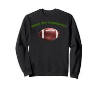 Funny Meet My Therapist Football Sports Games Psychology Sweatshirt