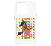 Funny Melanin Halloween Black Girl Magic Scary Blood Costume Case for iPhone 15 Pro
