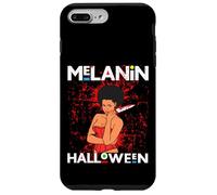 Funny Melanin Halloween Black Girl Magic Scary Blood Costume Case for iPhone 7 Plus/8 Plus
