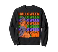 Funny Melanin Halloween Black Girl Magic Scary Blood Costume Sweatshirt