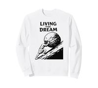 Funny Meme Living The Dream Sisyphus Greek Mythology Sweatshirt