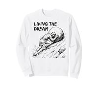 Funny Meme Living The Dream Sisyphus Greek Mythology Sweatshirt