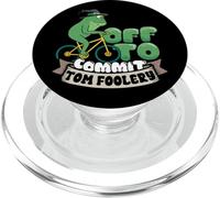 Funny Meme Off to Commit Tomfoolery Wizard Frog Lover Gift PopSockets PopGrip for MagSafe