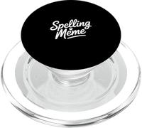 Funny Meme Saying Heart Script Casual Humor PopSockets PopGrip for MagSafe