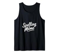 Funny Meme Saying Heart Script Casual Humor Tank Top