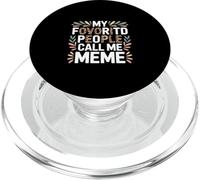 Funny Meme Saying Leopard Print Sarcastic Humor PopSockets PopGrip for MagSafe