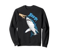 Funny Meme Shark Nose Boop Hand Booping Ocean Animal Lover Sweatshirt