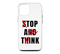 Funny Meme Y2K Stop And Think Top A Twink Case for iPhone 12/12 Pro