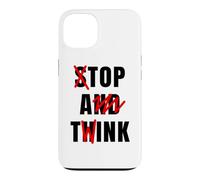 Funny Meme Y2K Stop And Think Top A Twink Case for iPhone 13