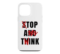 Funny Meme Y2K Stop And Think Top A Twink Case for iPhone 13 Pro Max