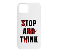 Funny Meme Y2K Stop And Think Top A Twink Case for iPhone 14 Plus