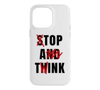 Funny Meme Y2K Stop And Think Top A Twink Case for iPhone 14 Pro Max