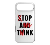 Funny Meme Y2K Stop And Think Top A Twink Case for iPhone Air