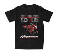 Funny Men Ride Hayabusa Motorcyle T-Shirt Men Women O Neck Cotton Japanese Motorbike Tees Big Size Clothing Black