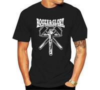 Funny Men T Shirt Novelty Tshirt Booze and Glory Crucified T-Shirt Black 3XL