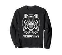 Funny Menopause Cat Menopausal Women Sweatshirt